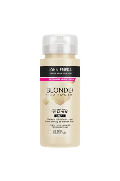 John Frieda BLONDE+ YIKAMA ÖNCESİ BAKIM KOMPLEKSİ maske-
