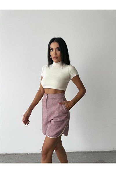 Genel Markalar KAŞE KISA ŞORT - Gül Kurusu