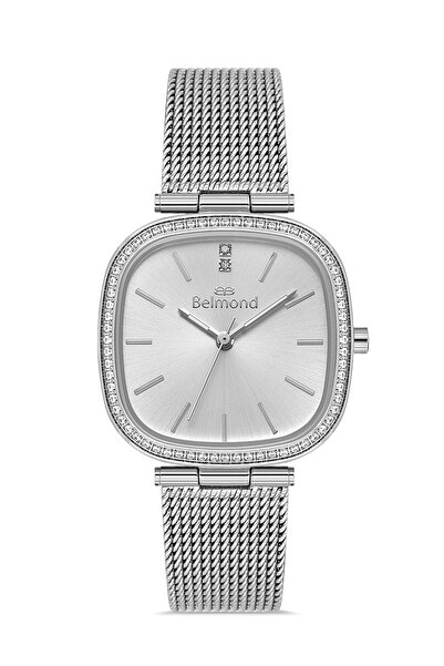 Belmond SRL1154.330 Gümüş & Beyaz Çelik Kordon Kadın Kol Saati