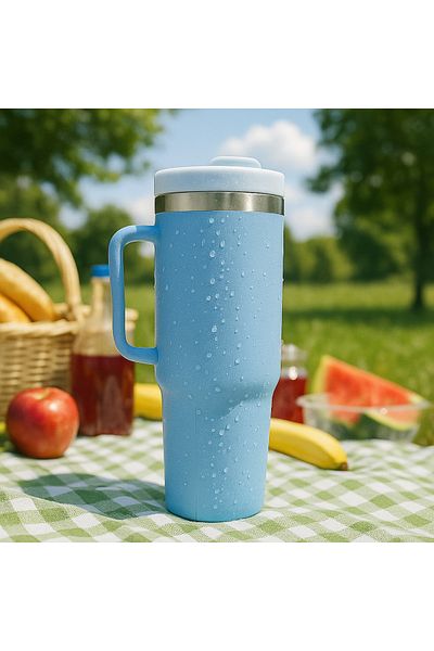Coverzone Professional 304 Stainless Steel Hot and Cold Tea Coffee Thermos Stainless Steel 1.2L X55