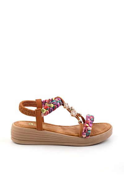 Bambi Tan Women's Sandals K05823120101