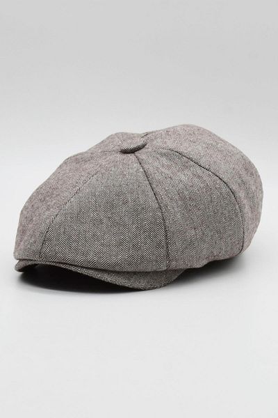 Külah Men's Newsboy Cap 100% Cotton Gatsby Ivy Cap Coffee