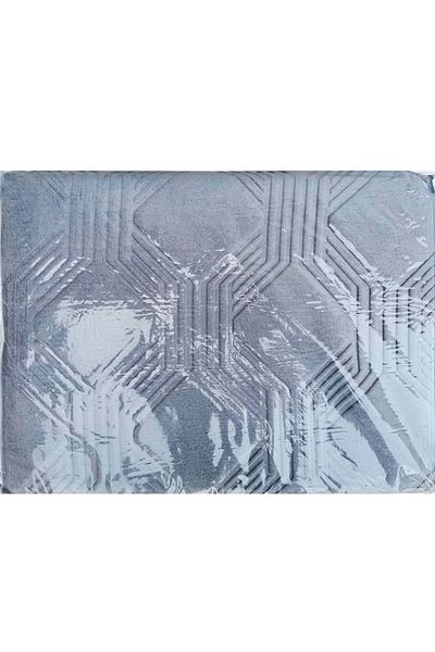 Özdilek Pătură de o singură persoană Özdilek Trendy Embos (155x220)-Art Deco Lake Blue