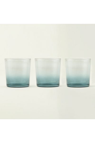 Bella Maison Colored Set of 3 Glasses Blue (380 Cc)