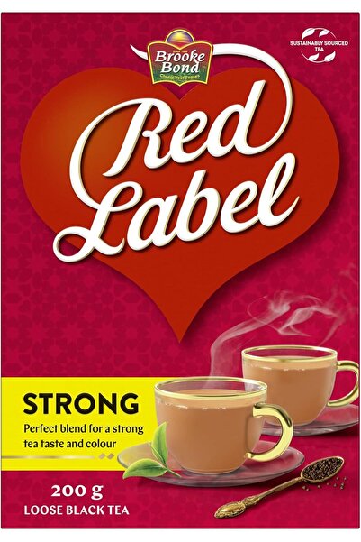 Brooke Bond Red Label Black Loose Tea, 200G