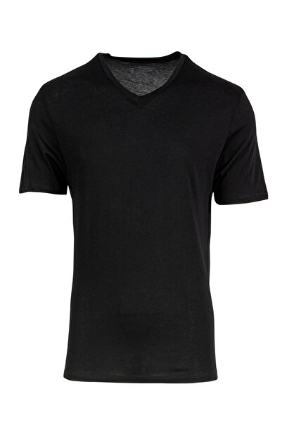 BSM Ανδρικό μπλουζάκι από βαμβάκι Supima με λαιμόκοψη V 41853