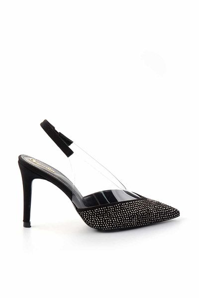 Bambi Matte Black Platinum Women's Evening Dress Shoes K01209153038