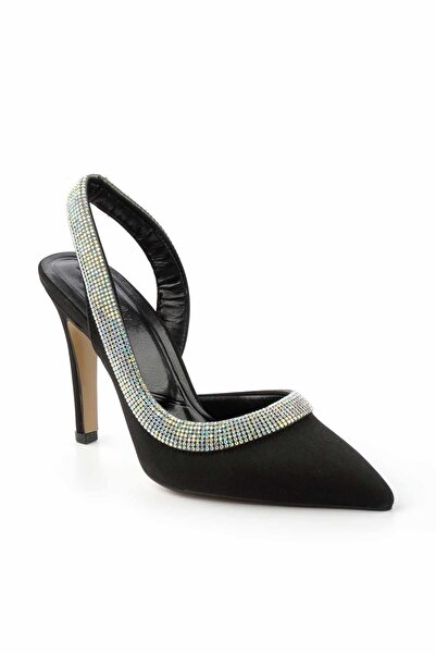 Bambi Mat Siyah Kadın Abiye Ayakkabı K01231317438