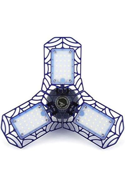 HOZRO LED lamp with 3 movable arms, HOZRO, power 30W, 36 LEDs, Bulb Lighting for indoor Garage/Depot