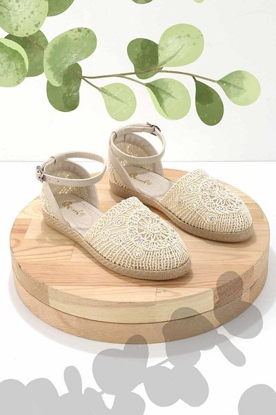 Bambi Espadrile de damă bej K01823251416