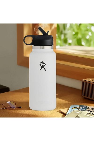 Saharaz Sport Water Bottle,stainless Steel Vacuum Insulated Flask,suitable For Outdoor,26 X 9cm,black