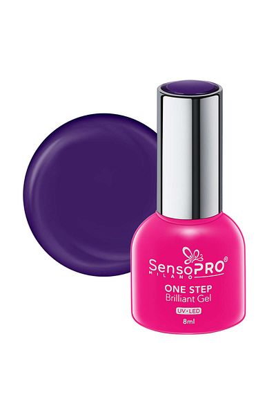 SensoPRO Milano Oja semipermanentă Brilliant într-un singur pas, 8 ml, violet regal #69