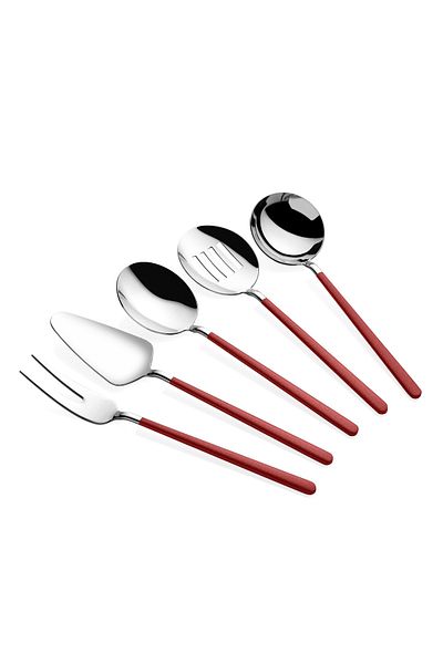 Dame Marie Allegra Red 5 Piece Scoop Set