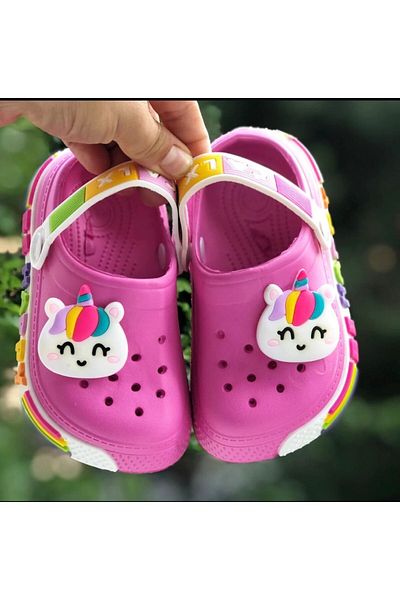 Pandalina Girl's Sandals Anti-Slip Sole Sandals Sea Pool Kindergarten Nursery Sandals