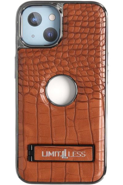 Limitless Leather Case for iPhone 14, Slim Fit Back Protector, Premium Soft Grip Luxury Leather Cove