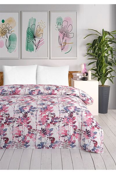 Evim Single Pike Isabel Pink Blue 160X230 cm