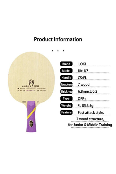 LOKİ Loki Rxton 7 Professional Combo Racket (Prepare and Ship)