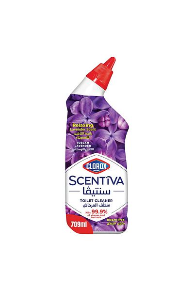 Clorox Scentiva Tuscan Lavender Toilet Cleaner Bleach Free