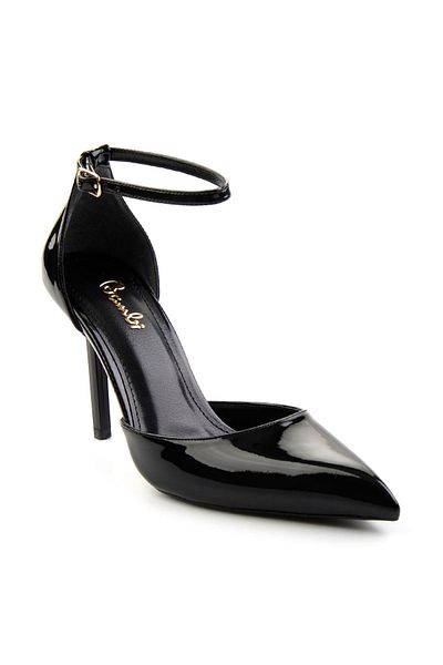 Bambi Pantofi cu toc clasici de damă negri K01209511008