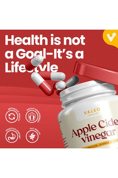 VALEO Apple cider vinegar capsule's 60
