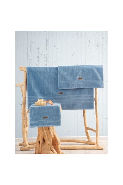 Cotton Box Set 3 prosoape bumbac 100%, Cotton Box, Wellness Sky