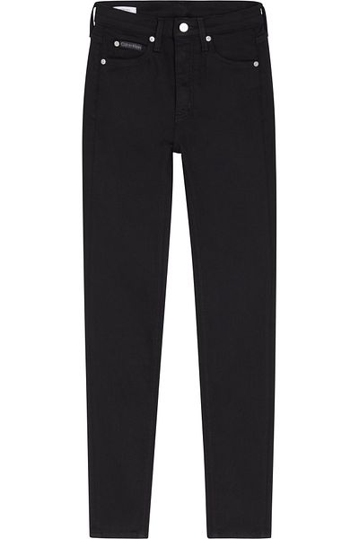 Calvin Klein Women Authentic Cloudy Black High Rise Skinny Fit Jeans