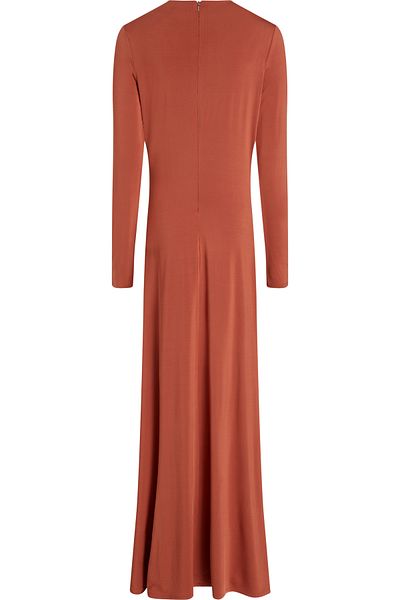 Calvin Klein Calvin Klein Women Maple Syrup Jersey Twist Waist Maxi Dress