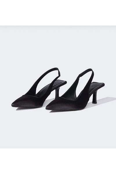 Lion Women's Satin Simple Stylish Elastic Evening Shoes