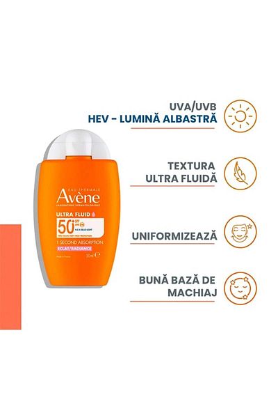 Avene Avène Package, Facial Fluid SPF50+, 50ml, Oil SPF30, 200ml, Children's Sunscreen Lotion SPF50+ 250ml