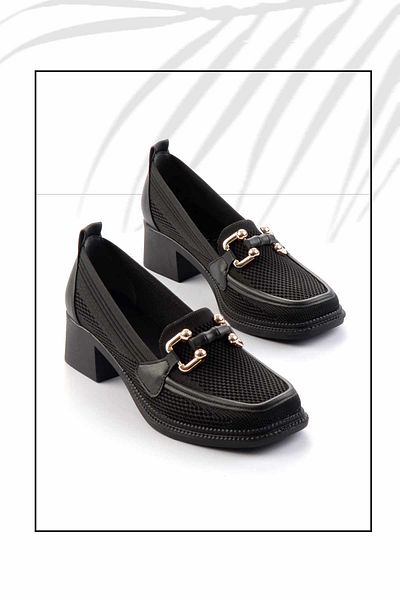 Bambi Black Women's Classic Heeled Shoes K01474301382