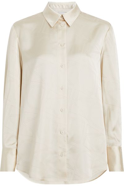 Calvin Klein Women Faded Light Aop Monogram Shirt