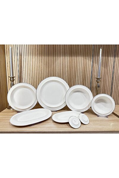 Rise 28 Parça Bone Porselen Yemek Takımı - PLT01