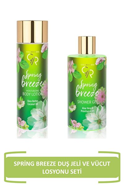 Golden Rose Spring Breeze Duş Jeli Ve Vücut Losyonu Seti