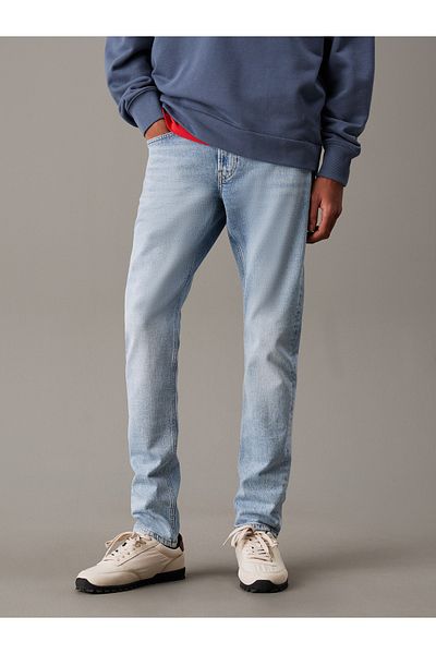 Calvin Klein Men Denim Light Blue Slim Tapered Jeans