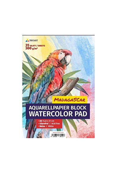 Tritart Bloc de desen, A5, 35 de coli, 300g/m2, alb
