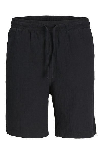 Jack & Jones Ανδρικό μαύρο Jpstjaiden Patras Jogger Short Srt Σορτς 12274758-Μαύρο