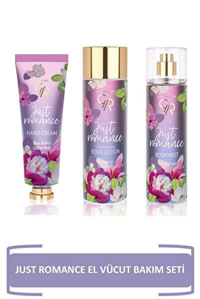 Golden Rose Just Romance El Vücut Bakım Seti