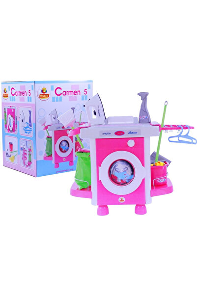 Evelise Πλυντήριο ρούχων με σιδερώστρα και σετ καθαρισμού