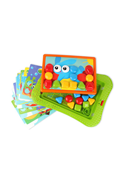 TechNokta Joc educativ mega mozaic, TechnoK, pentru bebeluși, 26 de cuie și 1...