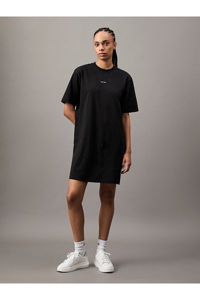Calvin Klein Calvin Klein Women Black Oversize Fit Mini T-Shirt Dress