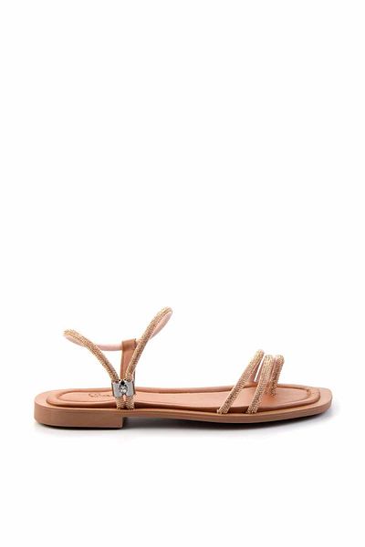 Bambi Γυναικεία σανδάλια Rose Leather K05826017903