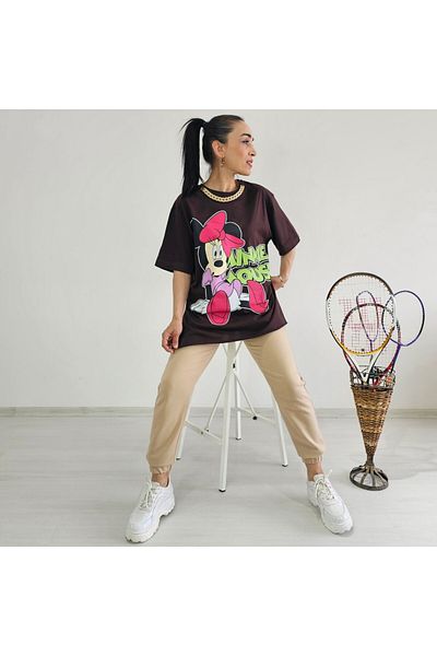 6 butik altı üstü butik Σετ κολιέ λεπτομέρεια Mickey αθλητική