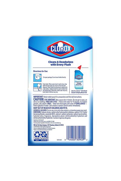 Clorox Bleach & Blue Automatic Toilet Bowl Cleaner Tablets