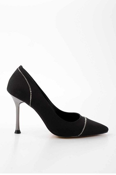 Bambi Matte Black Women's Evening Dress Shoes K01674026138