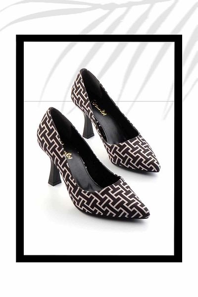 Bambi Black Women's Classic Heeled Shoes K01137030904