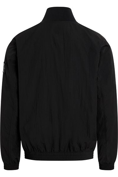 Calvin Klein Calvin Klein Men Black Structured Nylon Zip Up Jacket