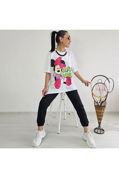 6 butik altı üstü butik Σετ κολιέ λεπτομέρεια Mickey αθλητική