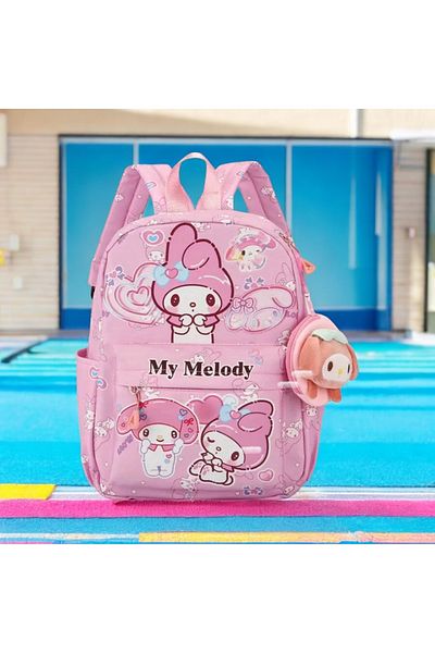 JOJO KIDS My Melody Children's Backpack, Waterproof Fabric Bag