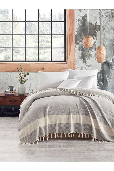 Rebeka Home Collection Luna Light Gray 170X210 Single Pique
