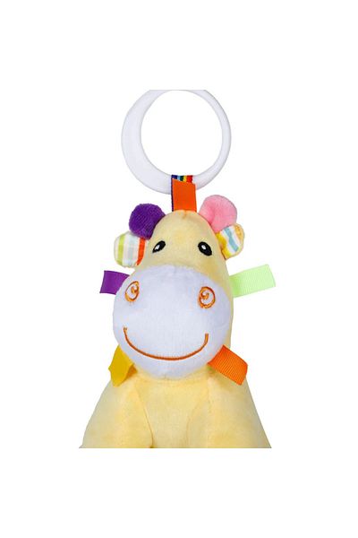 Factory Price - Carly Animal Stuffed Plush Crib And Stroller Toy - Giraffe